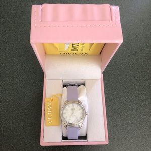 NIB Invicta Angel Swarovski Crystal Watch